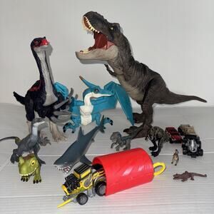 Lot Of Kid Toys, Dinosaurs And Cars Some Toys Might Not Be Fully Functional!!